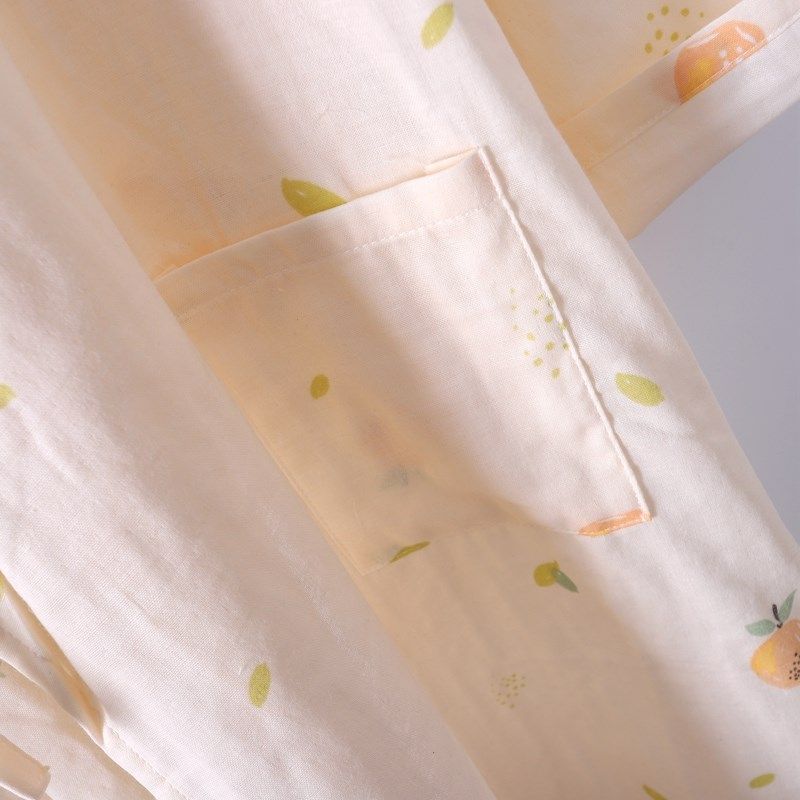 夏季纯棉双层纱布浴衣女日式和服开衫睡袍系带睡裙橘子汗蒸洗浴,女士内衣/男士内衣/家居服,睡袍/浴袍,淘宝优惠券,粉丝福利购,淘宝优惠卷