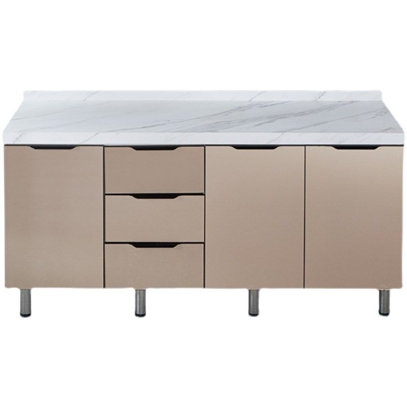 定制橱柜家用大理石岩板橱柜水槽柜厨房一体柜组合厨房柜子灶台柜