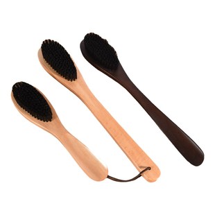 天然猪鬃毛床刷大衣刷除尘刷扫床刷子木刷软毛刷清洁刷鞋拔三用刷