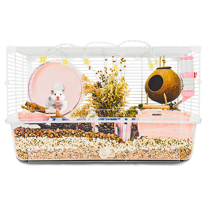 哈姆神奇金丝熊仓鼠笼子 景观前门亚克力60基础笼用品 超大别墅