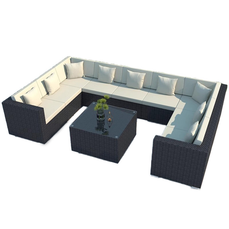 户外藤编沙发庭院室外露天阳台别墅编藤桌椅编藤全铝合金转角沙发,住宅家具,户外沙发,淘宝优惠券,粉丝福利购,淘宝优惠卷