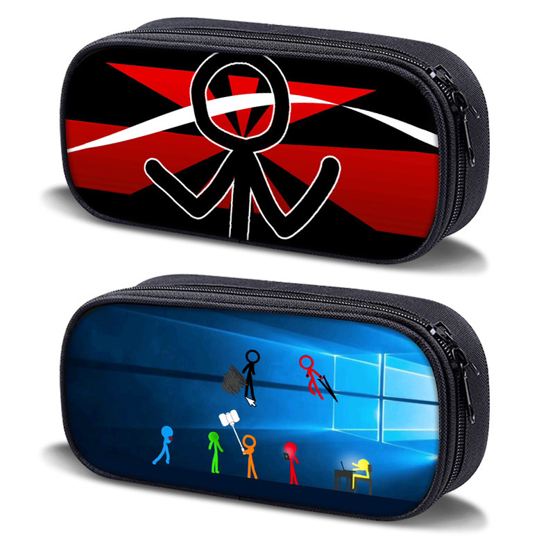 火柴人斯佩尔罗斯笔袋铅大容量笔盒希拉文具盒文具袋高中生初中生,文具电教/文化用品/商务用品,笔袋,淘宝优惠券,粉丝福利购,淘宝优惠卷