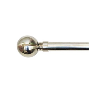 32毫米金属空心球装饰球帽罗马杆圆管窗帘杆配件不锈钢彩色插头