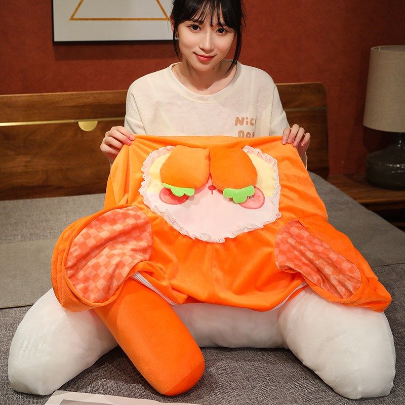 兔子床头靠垫大靠背靠枕床头玩手机靠背枕软包宿舍床上沙发护腰垫