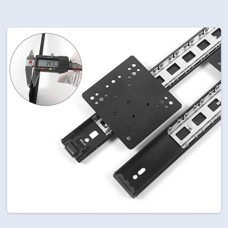 上翻隐藏整体橱柜门滑轨配件书柜平移伸缩内藏摺叠回旋门侧装导轨