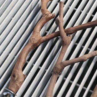 葡萄树杈鸟用站杆花椒木站板站台鹦鹉站架鸟栖木套装