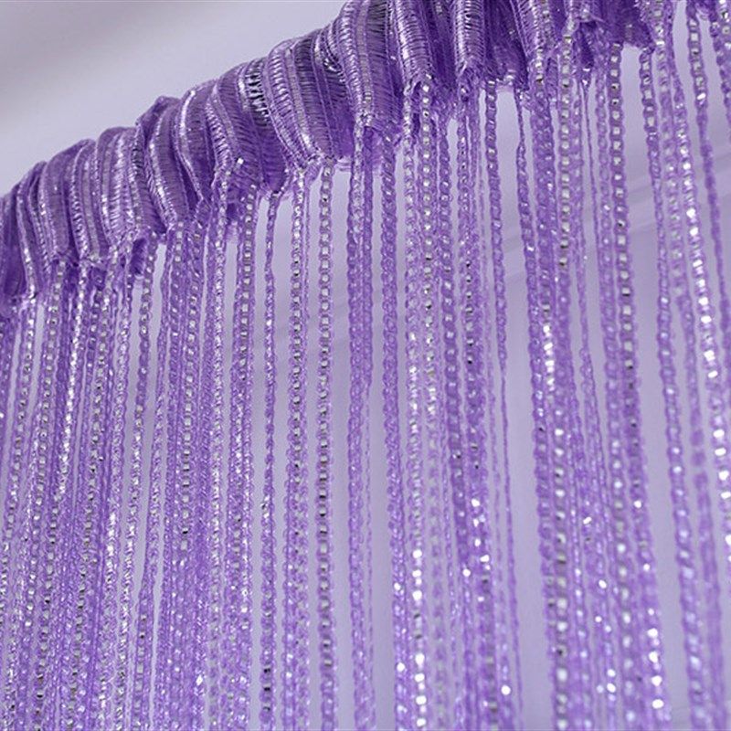 加密加粗韩式ss线帘 客厅卧室门帘隔断帘 装饰婚庆流苏帘子包邮