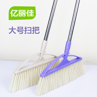 亿丽佳软毛扫帚家用单个魔术扫把不锈钢扫地扫帚笤帚软毛单个扫把