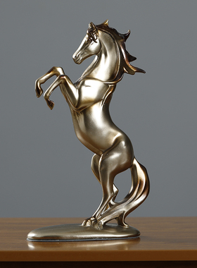 招财马到成功装饰品摆件家居饰品客厅电视柜酒柜办公室工艺品摆设