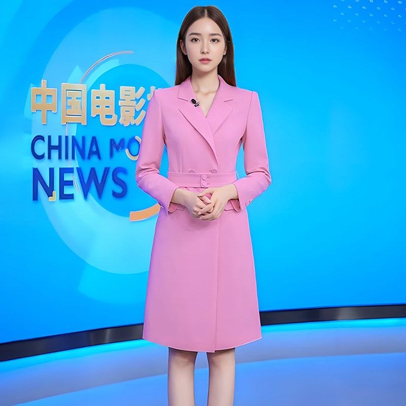 2024高级鹅黄色主持人艺考演讲比赛正装厅里厅气礼服西装连衣裙女,女装/女士精品,连衣裙,淘宝优惠券,粉丝福利购,淘宝优惠卷