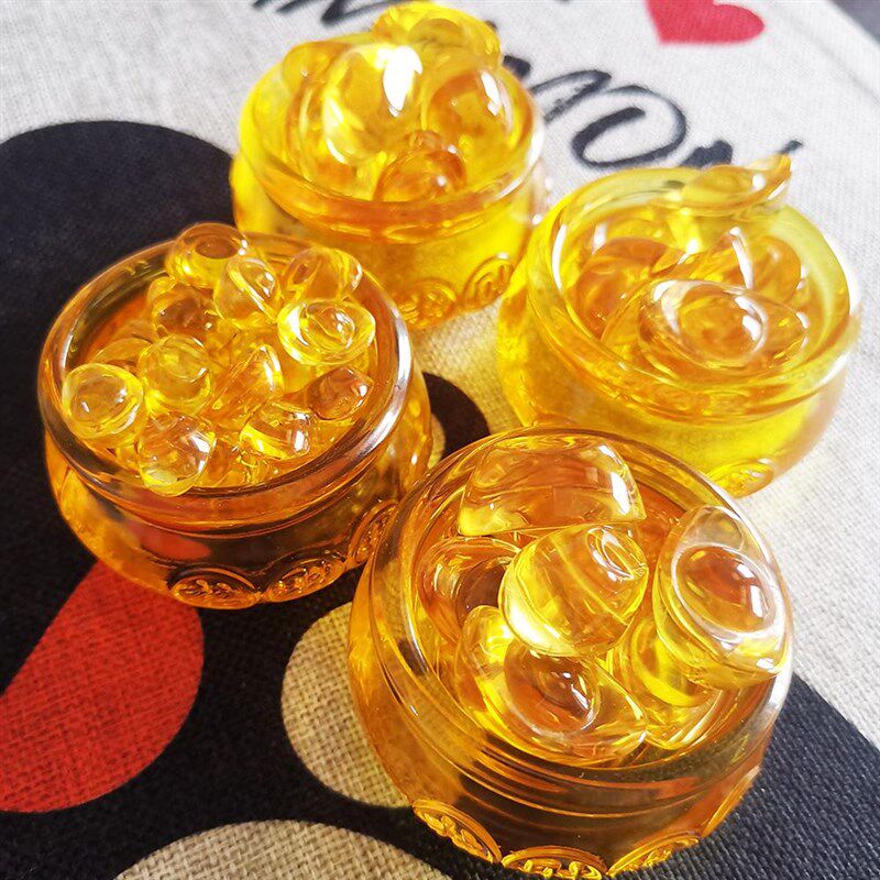 黄水晶聚宝盆摆件金黄色琉璃元宝招财聚财家居摆设开业乔迁礼品,家居饰品,国学摆件,淘宝优惠券,粉丝福利购,淘宝优惠卷