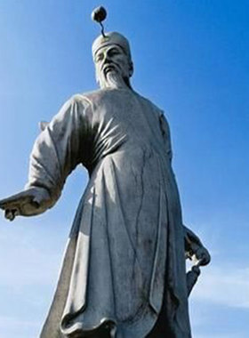 定制李时珍华佗雕塑玻璃石膏设计定制姬奭召公姬封康叔雕塑定做姬