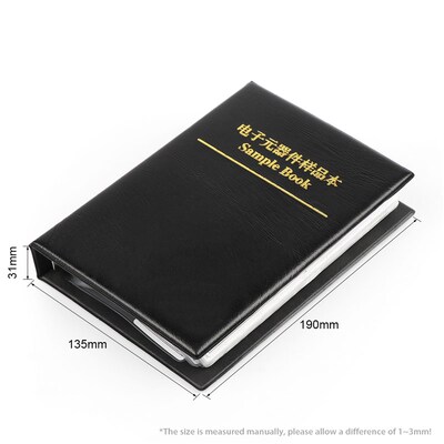 贴片电阻本E96系列0201/0402/0603/0805/1206样品包400种电阻大全