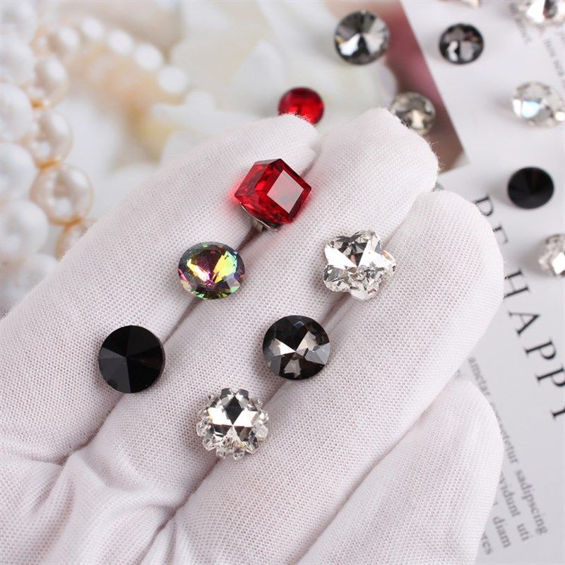 水晶衬衫纽扣男女时尚钻扣小开衫雪纺圆形毛衣装饰小扣子,居家布艺,纽扣,淘宝优惠券,粉丝福利购,淘宝优惠卷