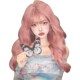 粉色假发女全头套式 长卷发jk日常逼真修脸可爱奈奈cos万用毛