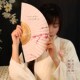 古风扇子折扇中国风新中式 汉服旗袍舞蹈扇全竹扇儿童 折叠扇夏季