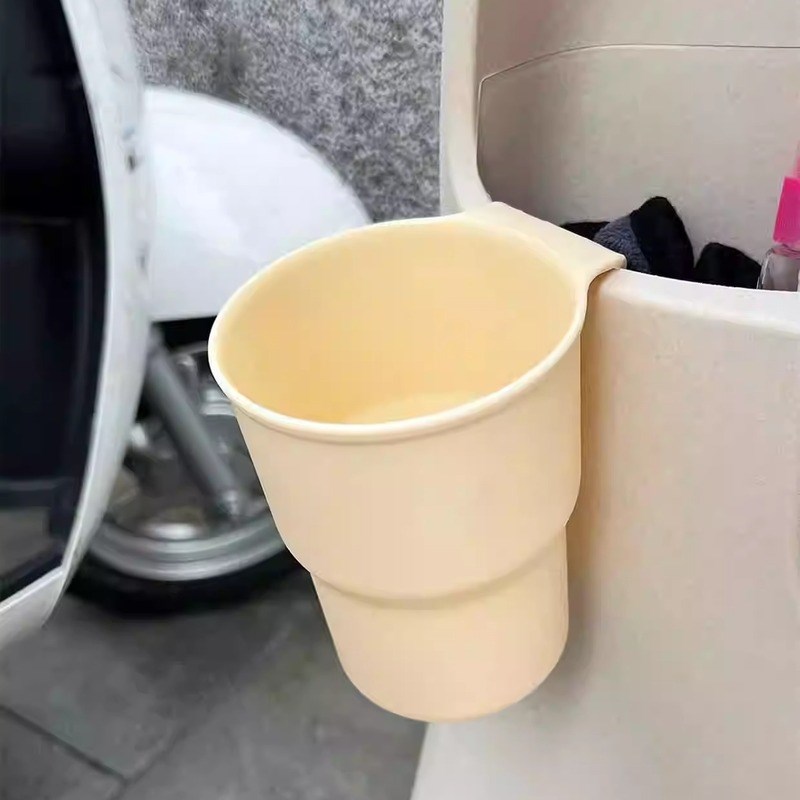 电动车水杯架奶茶杯架汽车多功能置物盒放手机创意车载出风口杯架