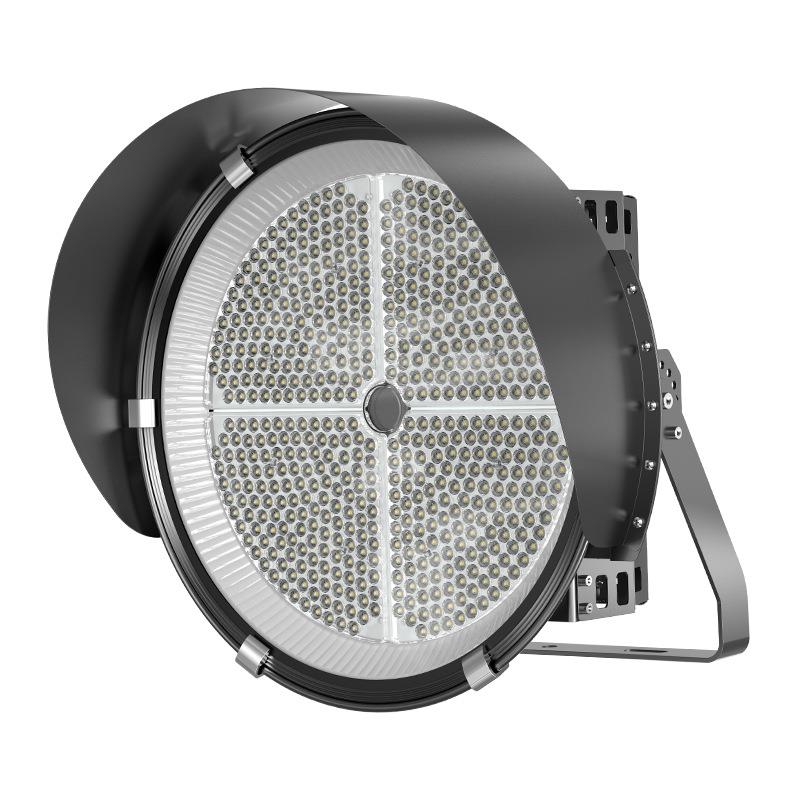 新圆形鳍片LED投光灯300W400W500W600W800W球场灯码头港口高杆灯
