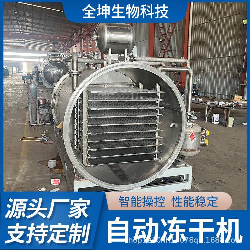 大型水果果蔬真空冻干机榴莲真空冻干设备小青桔真空冷冻干燥机