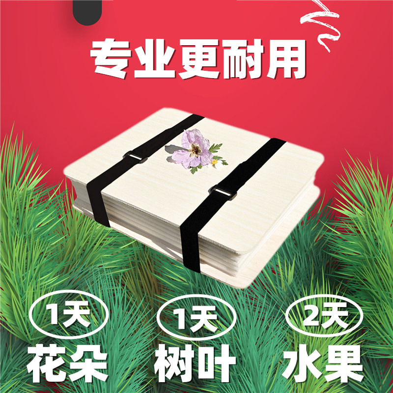 速发押花器自制植物标本压花器套装手工花压乾燥制水果片工具作花
