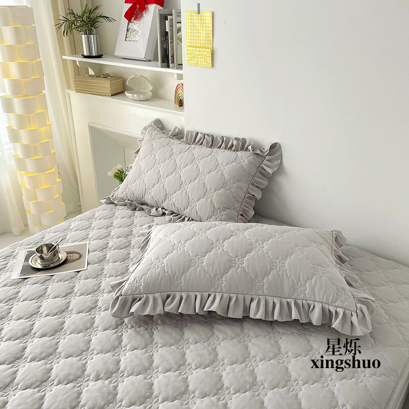 速发枕套一对单单个纯色夹棉枕头套装48c芯x74c用装人枕m男整头套