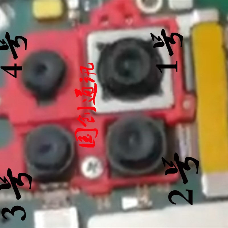 新适用荣耀 NOVA6se摄像头后置照相机模块前置自拍镜框镜片品