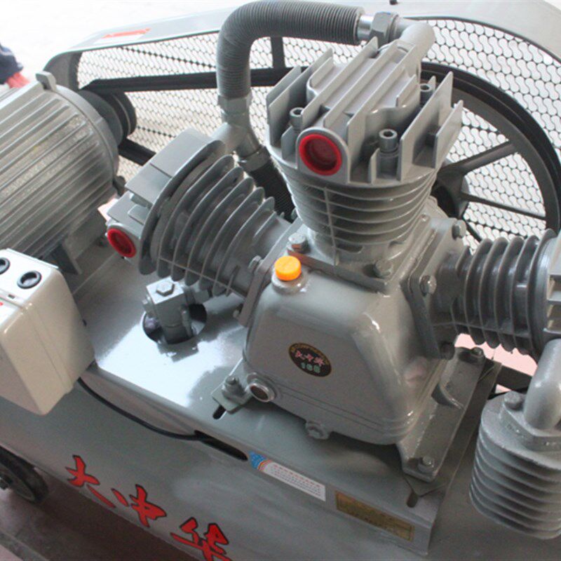 极速10p 全铜工业家用车用双杠空压机气泵7.5kw高压1.6mpa16压力