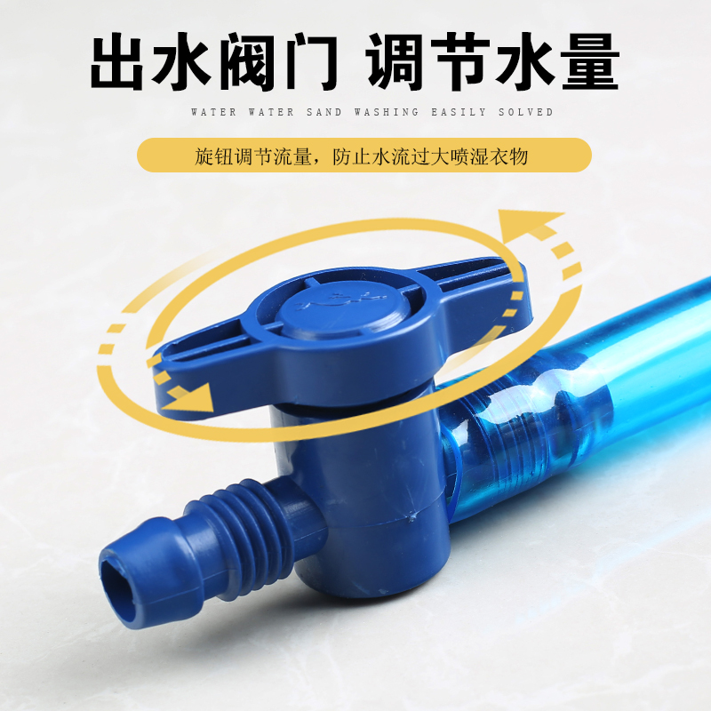 鱼缸换水器抽水洗砂吸便器加长换水管手动清理清洁工具非抽水泵