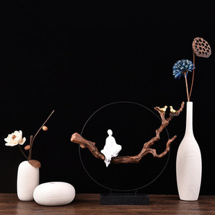 极速现代新中式 禅意摆件玄关家居饰品电视柜客厅简约乔迁新居创意