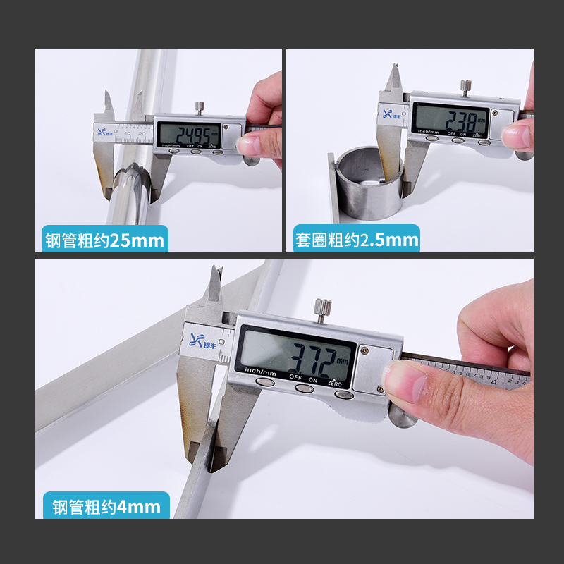 不锈钢阳台固定式支架外墙窗支撑托架侧装三角外伸晾衣架晾杆底座