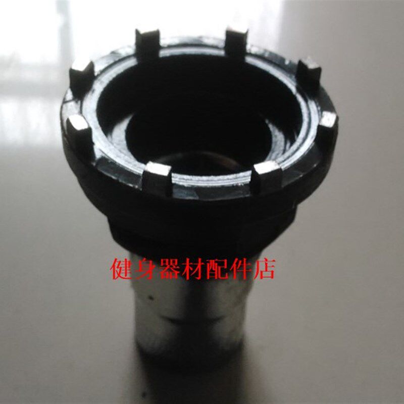 。八键卡式件中轴配中轴套筒ISIS健身车花键梅花