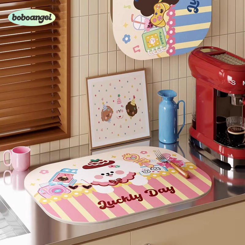 游玩日记轻奢定制杯垫防烫隔热垫