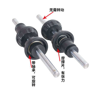 光杆快速锁头夹头无动力轴心锁自锁紧装顶锥放线旋转包FLB-Tens-T