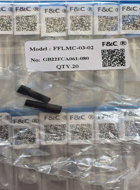 嘉准F&C光纤聚焦镜FFLMC-03-02 FFLMC03-15-06 FFLMC03-43-2镜头