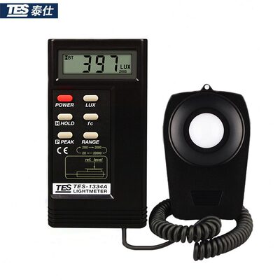 泰仕TES-1330A/1332A/1334A照度计精度亮度计灯光亮度测试仪