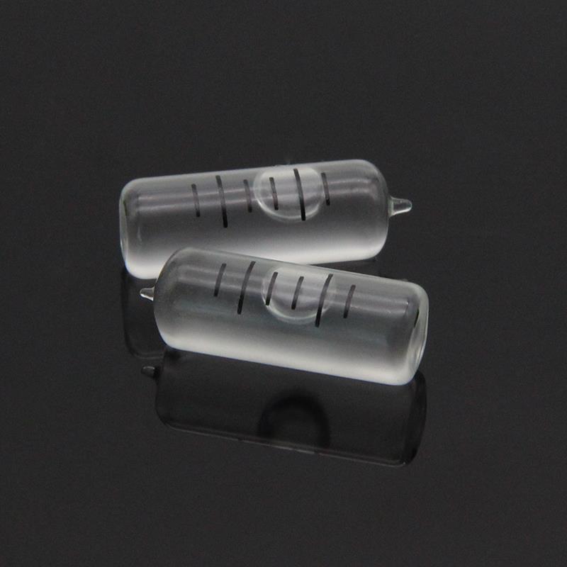 玻璃管6分水平气泡迷你小型水准仪高精度经纬仪水准泡水平泡0820