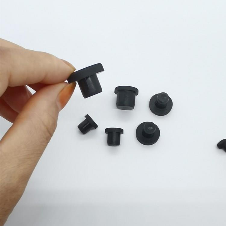 实心t型圆形传统弹弓堵头橡皮塞软硅胶塞堵孔密封防水防尘2.6~14