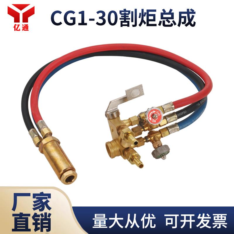 CG1-30半自动火焰切割机割炬总成 小车气割机割枪头 华威通用配件