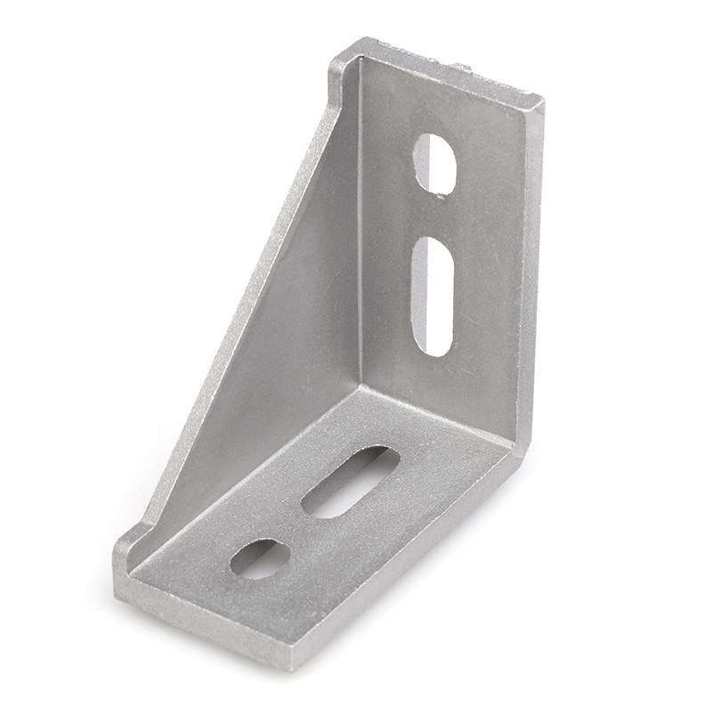 速发角码工业框型材欧标槽型架固定配件L铝连接件内置0三角件