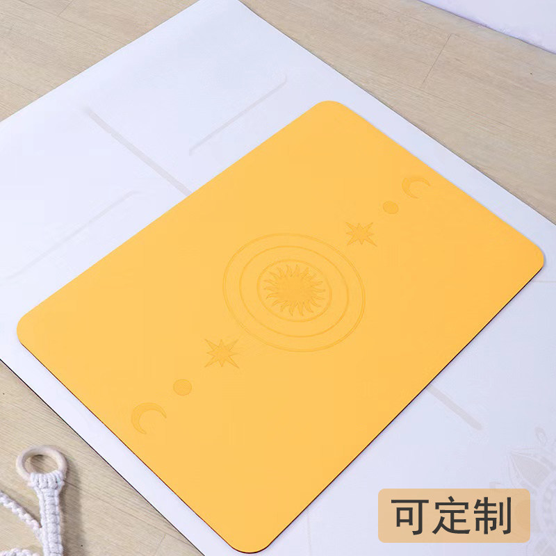 速发瑜伽垫小号迷你倒胶防垫平板支撑护手肘垫小尺寸冥想橡立健身