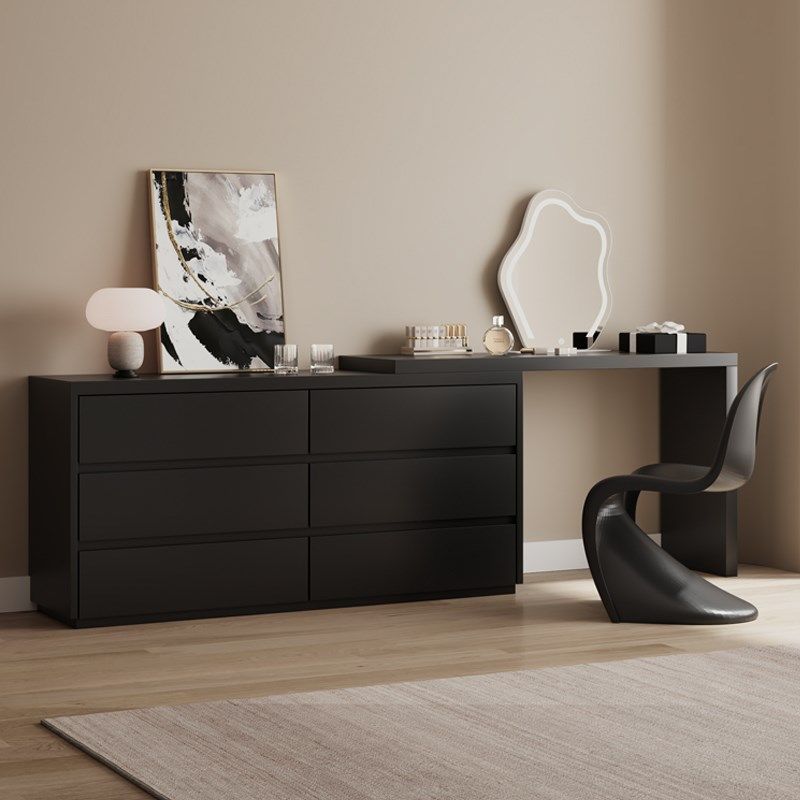 速发意式极简梳妆台2024新款化台设计师高级感复古轻妆奢床尾柜子