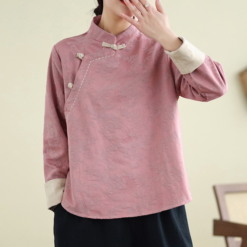 速发唐装装服国风汉服改良旗袍修衣中式禅意茶服禅上中棉麻禅服