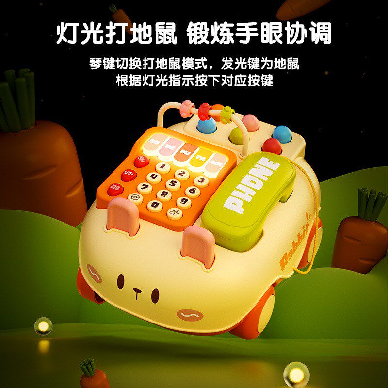 速发孩儿童多功能岁具机座机男婴桌面玩具1玩宝宝礼物