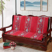 实木沙发垫三人座沙发坐垫靠背一体加厚海绵老式 春秋椅垫防滑 四季