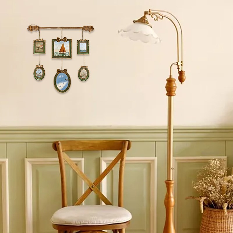 法式复古客厅装饰画玄关餐厅中古小众艺术挂画R美式轻奢卧室壁画