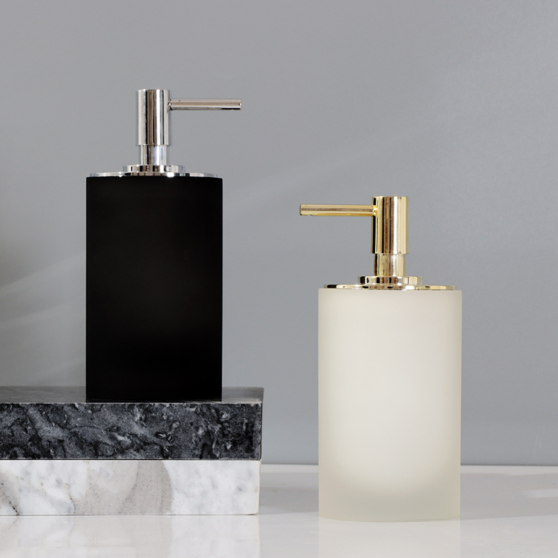 酒店浴室卫生间洗手液按压瓶沐浴露洗发水K空瓶高档乳液分装瓶套