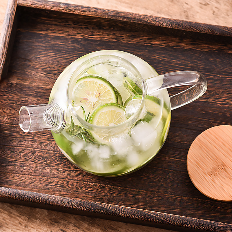 花果茶壶加厚耐热高温玻璃水果茶E壶茶具套装泡茶壶电陶炉煮茶器,餐饮具,茶壶,淘宝优惠券,粉丝福利购,淘宝优惠卷