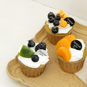 婚庆摆台仿真水果j纸杯蛋糕 甜品台奶油点心模型 美食摄影拍照道