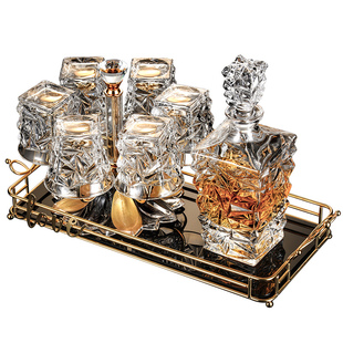 创意水晶杯架家用客厅玻璃水杯架子倒H挂沥水置物架茶杯放杯子托