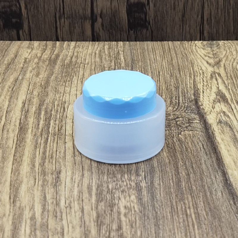 包邮塑料瓶20g克高档化妆品磨砂分E装瓶膏盒双层面霜瓶软膏空瓶子